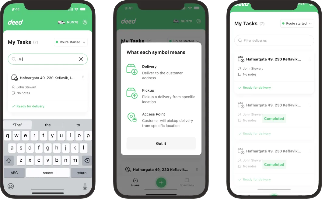 Search, symbols, and filtering